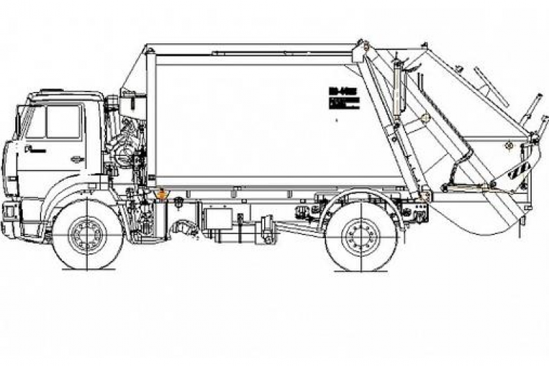 КО-440В Мусоровоз