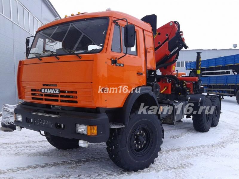 Тягач КАМАЗ 43118 с КМУ Palfinger 23500 (без электроники)