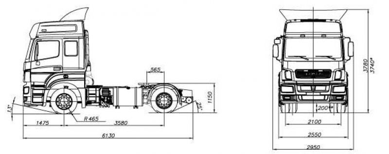 5490-024-87(S5) Тягач КАМАЗ